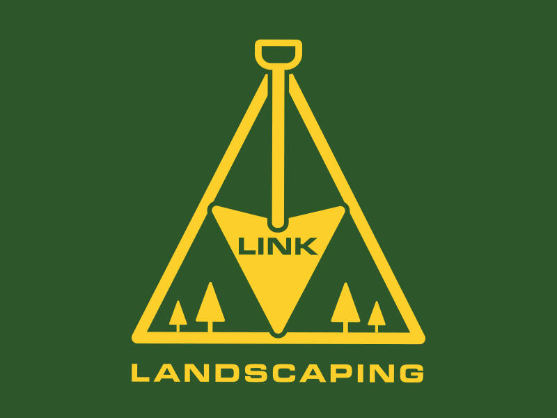 Link Landscaping logo design