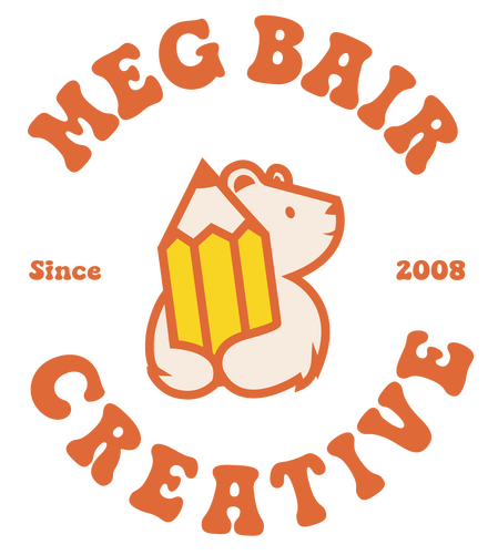 The Creative Bair Logo - bear with pencil